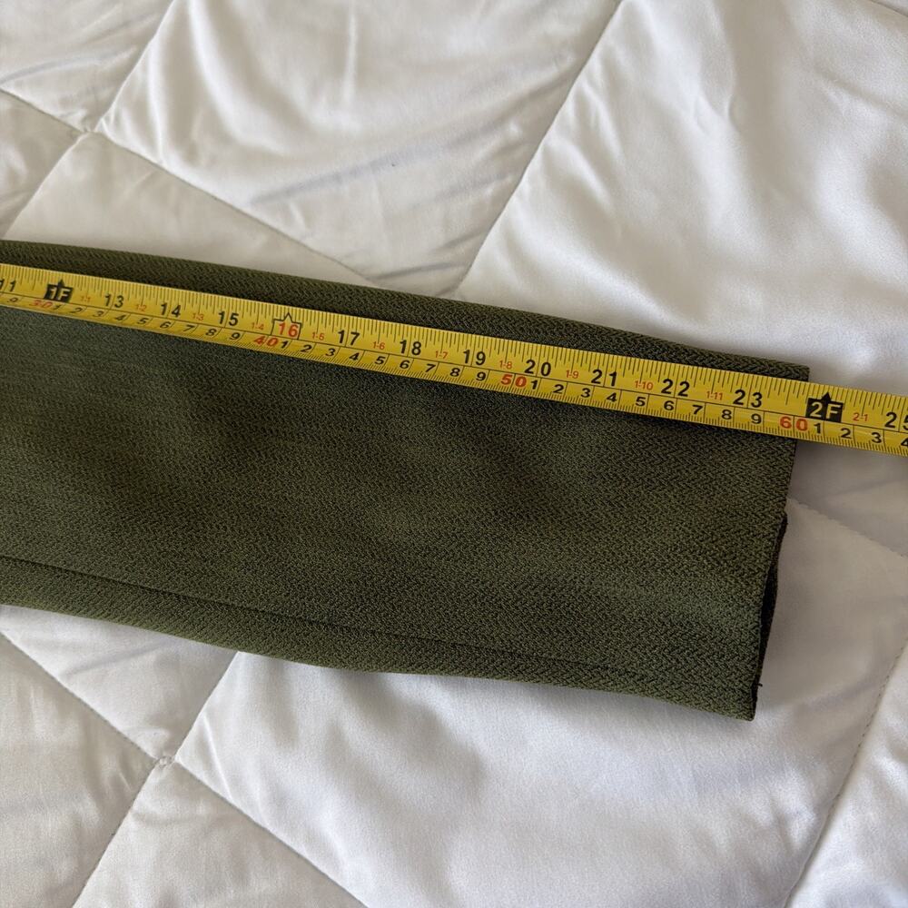 Jones Wear Olive Green Suit Blazer/Jacket Lined Stylish Size 12 - Picture 8 of 14